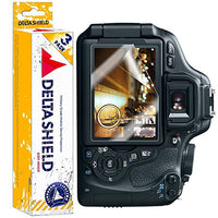 DeltaShield Screen Protector for Canon EOS Rebel T3i DSLR (3-Pack) Anti-Bubble Military-Grade Clear TPU Film