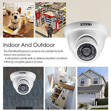 Load image into Gallery viewer, ZOSI 4PK 1280TVL 720P HD-TVI Security Camera 3.6mm Lens 24 IR-LEDs 1.0MPCCTV Camera Home Security Day Night Waterproof Camera for 720P 1080P HD-TVI Analog DVR Systems
