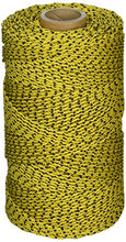 Load image into Gallery viewer, W. Rose RO685 Super Tough Professional Bonded Braided Nylon Masons Line, 685-Feet, Yellow/Black
