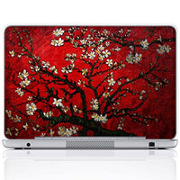 Meffort Inc 15 15.6 Inch Laptop Notebook Skin Sticker Cover Art Decal (Free Wrist pad) - Van Gogh Cherry Blossom