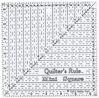Quilter's 6x6x6-Inch Mini Square Ruler