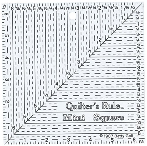 Quilter's 6x6x6-Inch Mini Square Ruler