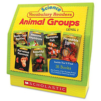 Scholastic 0545149207 Science Vocabulary Readers: Animal Groups 26 books/16 pages and Teaching Guide
