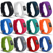 Load image into Gallery viewer, AUTRUN Band For Garmin Vivofit 3 and Garmin Vivofit JR,12 Color Styles Fitness Silicon Bracelet Strap Replacement Bands for Garmin Vivofit 3 and Vivofit JR (No Tracker(12Pcs Bands)
