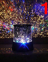 Load image into Gallery viewer, Holloween and Christmas Decor Light Creative LED Dazzle Colour of The Second Generation Star Projector Romantic Gift, Multi Color-1
