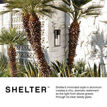 Load image into Gallery viewer, Hinkley Shelter Collection Medium LED Wall Mount Lantern, Add Security to Porches, Patios &amp; Exterior Walls, 11.5w Integrated LED, Buckeye Bronze
