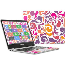 Load image into Gallery viewer, MightySkins Skin Compatible with Samsung Chromebook Plus 12.3&quot;(2017 - Swirly Girly | Protective, Durable, and Unique Vinyl wrap Cover | Easy to Apply, Remove, and Change Styles | Made in The USA
