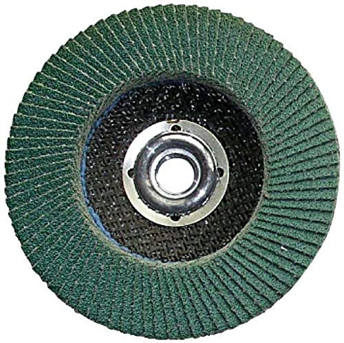 Shark F436Z 4-Inch by 5/8-Inch Zirconia Flap Disc with Type 27, Grit-36