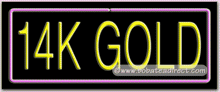 Load image into Gallery viewer, &quot;14k Gold&quot; Neon Sign
