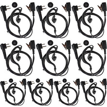 Load image into Gallery viewer, TENQ 2-pin G Shape Earpiece Headset for Motorola Radio CP88 CP040 CP100 CP110 CP125 CP140 CP150 CP160 CP180 CP200 CP250 CP300 (10 Packs)
