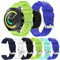 Santer for Gear Sport Band,(6 colors)[River series] Soft Silicone Replacement Band compatible for Samsung Gear Sport SM-R600/ Gear S2 Classic SM-R732 & SM-R735 SmartWatch