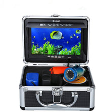 Load image into Gallery viewer, Eyoyo Underwater Fishing Video Camera Fish Finder w/ 7 inch Color LCD Monitor and 1000TVL Waterproof Camera 12ps White Lights 15m Cable
