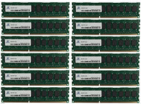 Adamanta 96GB (12x8GB) Server Memory Upgrade for IBM System x3630 M4 7158 DDR3 1600MHz PC3-12800 ECC Registered 1Rx4 CL11 1.5v 18 IC