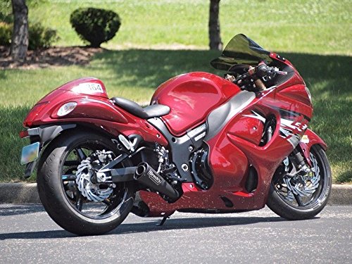 Candy Red w/Black Fairing Injection for 2008-2016 GSXR 1300 2009 2010 2011 2012 2013 2014 2015