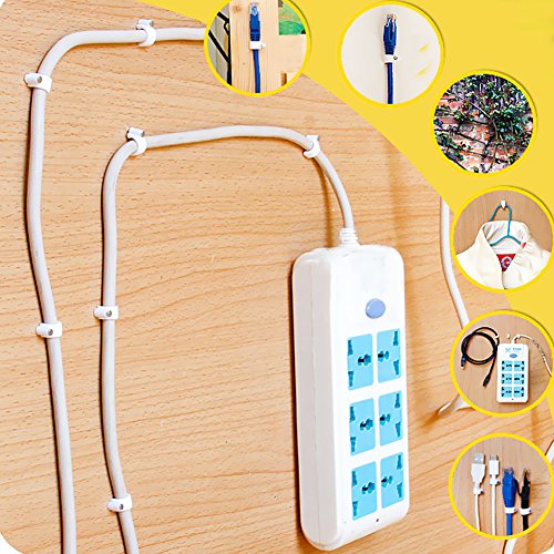 Cable Matters 200-Pack Nail-in Cable Clips Cord Organizer