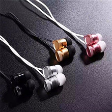 Load image into Gallery viewer, Hitommy Mingge-M900 in-Ear Metal Super Bass Compatible Headphone with Microphone - Silver

