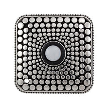 Load image into Gallery viewer, Vicenza Designs D4012 Tiziano Square Style Doorbell, Vintage Pewter
