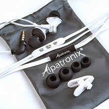 Load image into Gallery viewer, Alpatronix EX100 in-Ear Headphones with Mic/Control for Android Smartphones (White)
