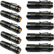 Load image into Gallery viewer, UniqueFire SK68 395nm UV Ultraviolet Flashlight LED Handheld Blacklight Scorpion Hunting Light Perfect for Detecting Jade,Pet Urine and Bed Bug (SK68 UV 395NM (10pcs))
