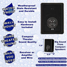 Load image into Gallery viewer, Acoustic Audio 151B Indoor Outdoor 2 Way Speakers 3000 Watt Black 5 Pair Pack 151B-5Pr

