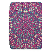 Load image into Gallery viewer, CasesByLorraine Apple iPad Pro 9.7&quot; Case, Purple Mandala Floral Pattern Stylish Smart Cover for iPad Pro 9.7 inch with auto Sleep &amp; Wake Function - N15
