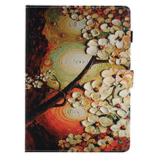 Load image into Gallery viewer, Case for iPad Pro 9.7 Inch 2016, Cookk [Card Slots] [Auto Sleep/Wake] Lightweight Premium PU Leather Folio Stand Cover for Apple iPad Pro 9.7 Inch 2016 Model A1673/A1674/A1675, 3D Flower

