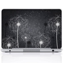Load image into Gallery viewer, Meffort Inc 14 Inch Laptop Notebook Skin Sticker Cover Art Decal (Free Wrist pad) - Black &amp; White Dandelion
