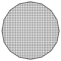 56in (140cm) Eggcrate Grid for Pro Studio Solutions EZ-Pro Beauty Dish and Softbox Combo - 50 Degree Grid (2x2x1.5 Openings)