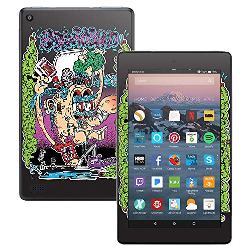 MightySkins Skin Compatible with Amazon Kindle Fire 7 (2017) - Brainwashed | Protective, Durable, and Unique Vinyl Decal wrap Cover | Easy to Apply, Remove, and Change Styles | Made in The USA