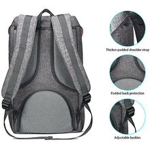 Load image into Gallery viewer, Travel Laptop Backpack, Outdoor Rucksack, School backpack Fits 15.6&quot;(Linen Grey2pc)
