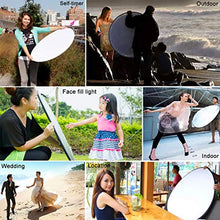 Load image into Gallery viewer, PULUZ 5 in 1 Portable Multi-disc Collapsible Photo Studio Reflector Board (Silver/Translucent/Gold/White/Black) Size: 110cm 43.3in
