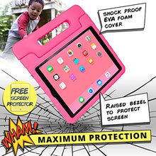 Load image into Gallery viewer, Cooper Dynamo [Rugged Kids Case] Protective Case for iPad Pro 12.9 1st 2nd Generation 2015 2017 | Child Proof Cover with Stand, Large Handle (Pink)
