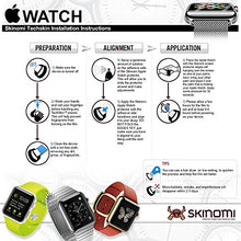 Load image into Gallery viewer, Skinomi TechSkin [6-Pack] Clear Screen Protector for Apple Watch 42mm (Series 1/Series 2) (Updated Version) [Full Coverage] Anti-Bubble HD TPU Film
