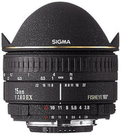 Sigma 15mm F2.8 EX Diagonal Fisheye Lens for Pentax SLR Camera