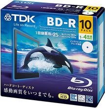 Load image into Gallery viewer, TDK Blu-ray BD-R Disk | 25GB 4x Speed 10 Pack in Jewel Cases Printable
