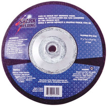 Load image into Gallery viewer, Shark 12759 7-Inch by 0.25-Inch by 5/8-11 Hubbed Koolie Hat Grinding Wheel with Type 28
