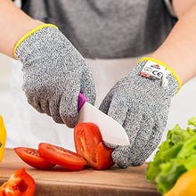 Load image into Gallery viewer, NoCry Cut Resistant Gloves for Kids, XS (8-12 Years) - High Performance Level 5 Protection, Food Grade. Free Ebook Included!
