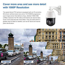 Load image into Gallery viewer, EVERSECU 2MP Auto-Cruise PTZ Security Camera 20X Optical Zoom HD 4-in-1 TVI/AHD/CVI/CVBS Video Surveillance- Pattern Scan, Waterproof, Night Vision, Coaxial Wired High Speed Dome CCTV Camera
