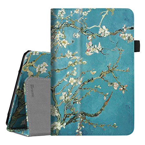 Fintie Case for Verizon ASUS ZenPad Z8s (ZT582KL), Premium PU Leather Folio Stand Cover with Auto Sleep/Wake Function for Verizon ASUS ZenPad Z8s 7.9 inch Tablet 2017 Release, Blossom