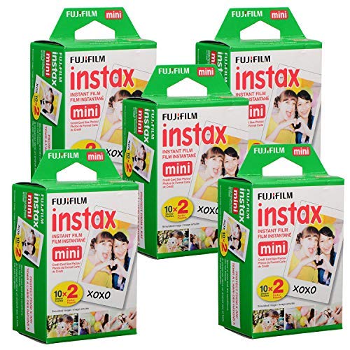 Fujifilm Instax Mini Twin Film Pack (Five Pack) 5-Pack (100 Exposures)