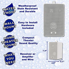Load image into Gallery viewer, Acoustic Audio 251W Indoor Outdoor 3 Way Speakers 1600 Watt White 4 Pair Pack 251W-4Pr
