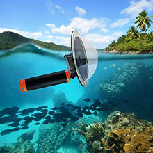 Load image into Gallery viewer, Suptig Dome Port Lens for GoPro Hero 6 Black GoPro Hero 5 with Waterproof Housing Case and Handheld Floating Bar Diving Snorkeling Underwater Photography
