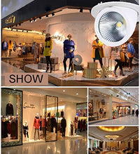 Load image into Gallery viewer, LUMINTURS 15W Dimmable COB-Chipset LED Ceiling Recessed Down Light Fixture Fl.
