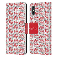 Head Case Designs Officially Licensed Frida Kahlo Lover Red Typography Leather Book Wallet Case Cover Compatible with Apple iPhone X/iPhone Xs