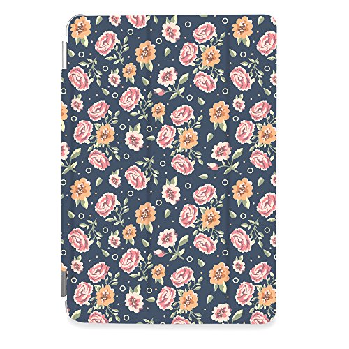 CasesByLorraine Apple iPad Air Case, Vintage Floral Print Stylish Smart Cover for iPad Air with auto Sleep & Wake Function - P19