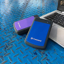Load image into Gallery viewer, Transcend Storejet 2 Tb Portable Usb 3.0 Hard Disk (Ts2 Tsj25 H3 P), Purple
