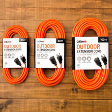 Load image into Gallery viewer, Otimo 25 Ft 16/3 Outdoor Heavy Duty Extension Cord   3 Prong Extension Cord, Orange
