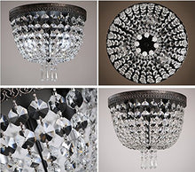 Load image into Gallery viewer, MASO Home Crystal Chandeliers Light,Crystal Pendant Lamp for LivingRoom (with 3 Lights)
