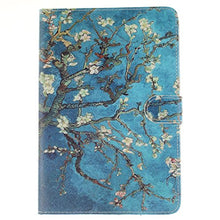 Load image into Gallery viewer, UUcovers Case for Samsung Galaxy Tab S2 8.0 inch (SM-T710/T715), Slim Lightweight Van Gogh Oil Painting Folio Stand Synthetic Leather Magnetic Wallet Cover with Pocket Card Holder, Almond Blossom
