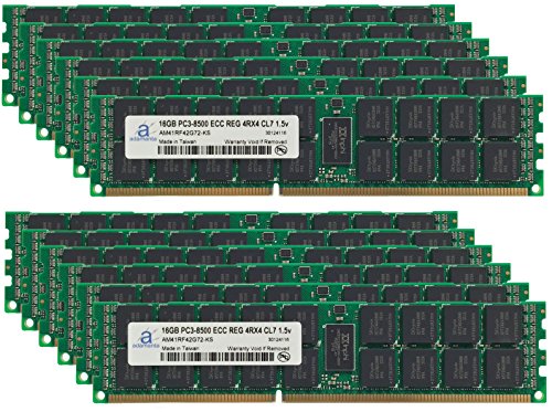 Adamanta 192GB (12x16GB) Server Memory Upgrade for HP Z800 Workstation DDR3 1066Mhz PC3-8500 ECC Registered 4Rx4 CL7 1.5v